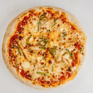 Pizza s piščancem in feto